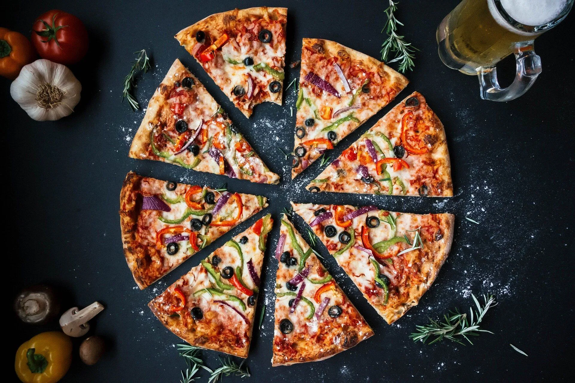 Frische Pizza